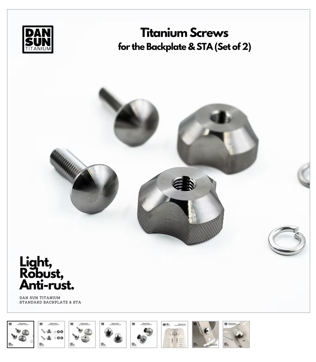 Dan Sun Titanium Standard Ti Screws (Set of 2 )