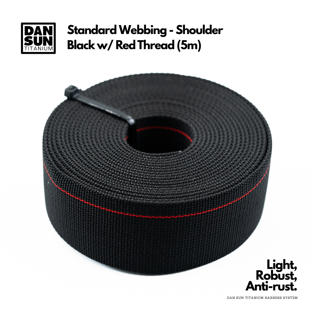Standard 2-Inch Webbing for Shoulder Strap and Crotch Strap