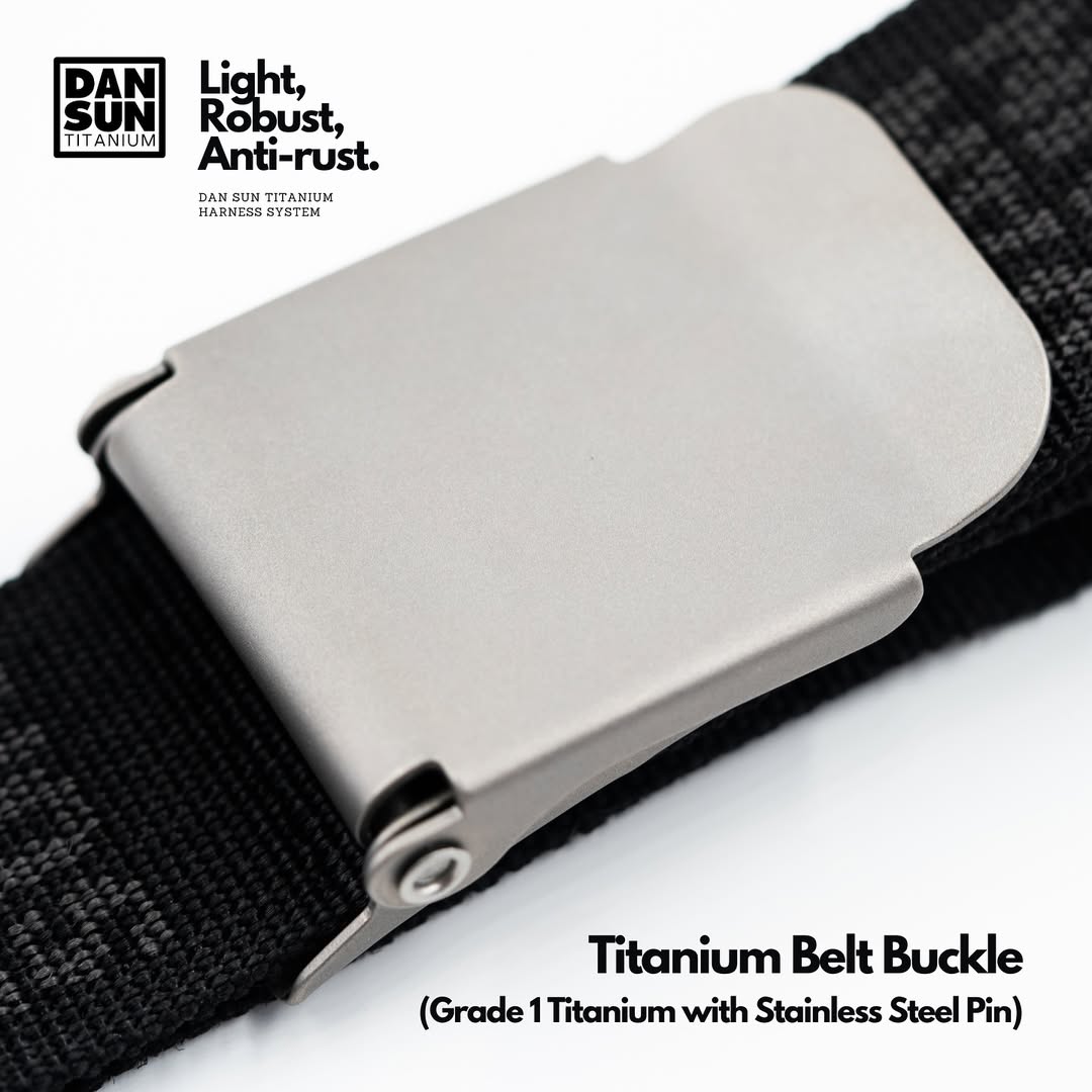 Dan Sun Titanium Belt Buckle - Deep Dive Supplies