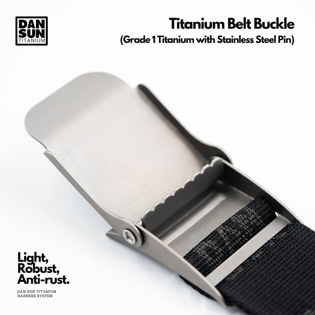 Dan Sun Titanium Belt Buckle - Deep Dive Supplies