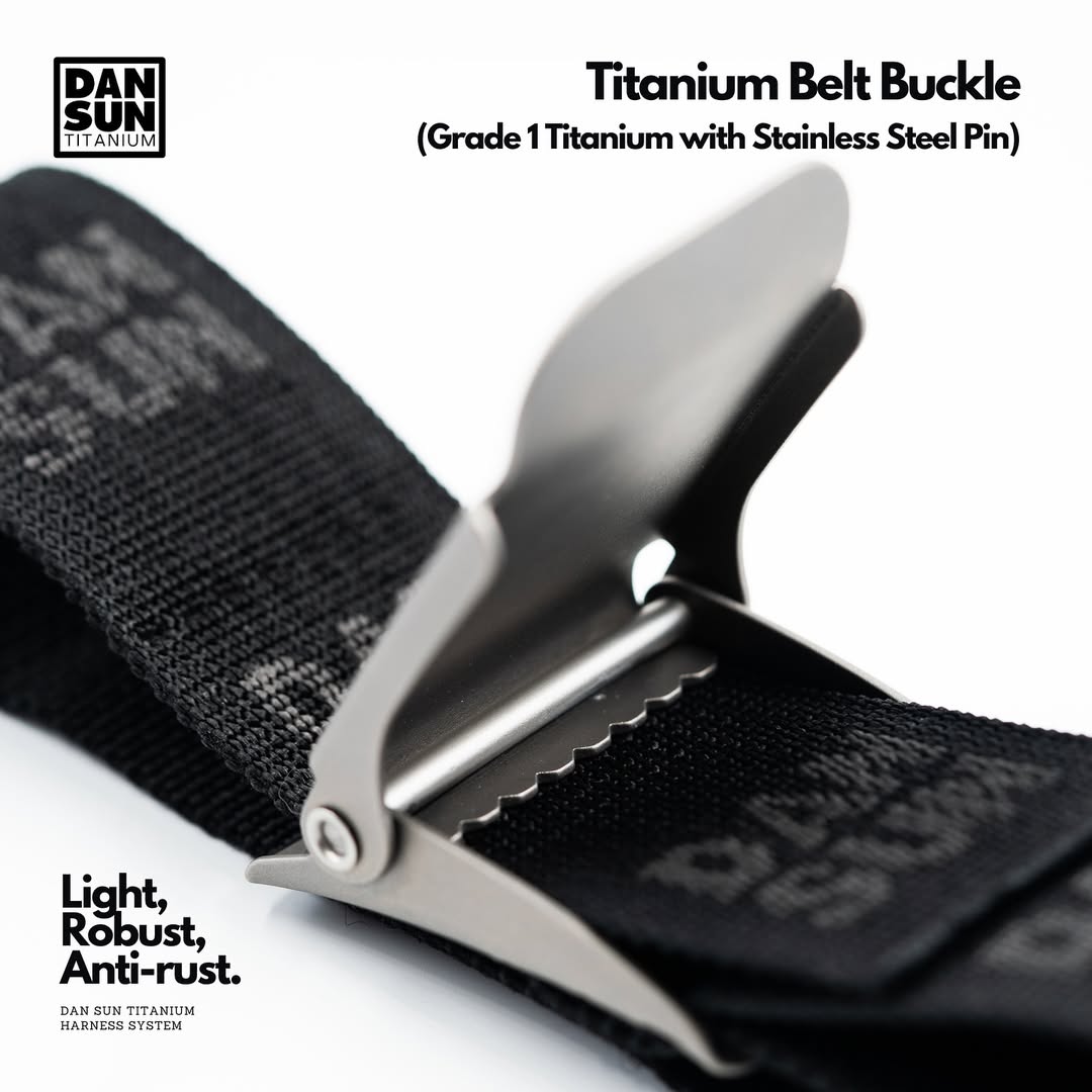 Dan Sun Titanium Belt Buckle - Deep Dive Supplies