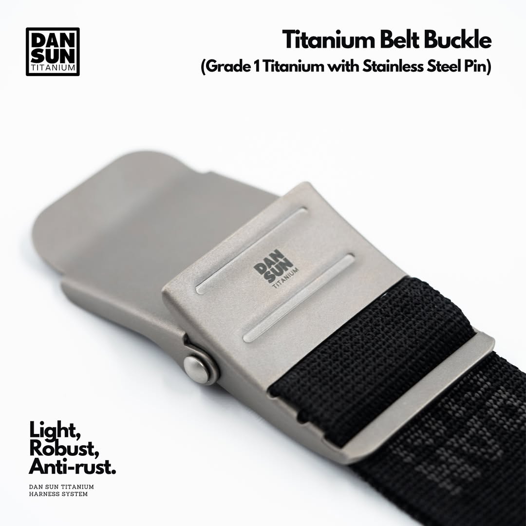 Dan Sun Titanium Belt Buckle - Deep Dive Supplies