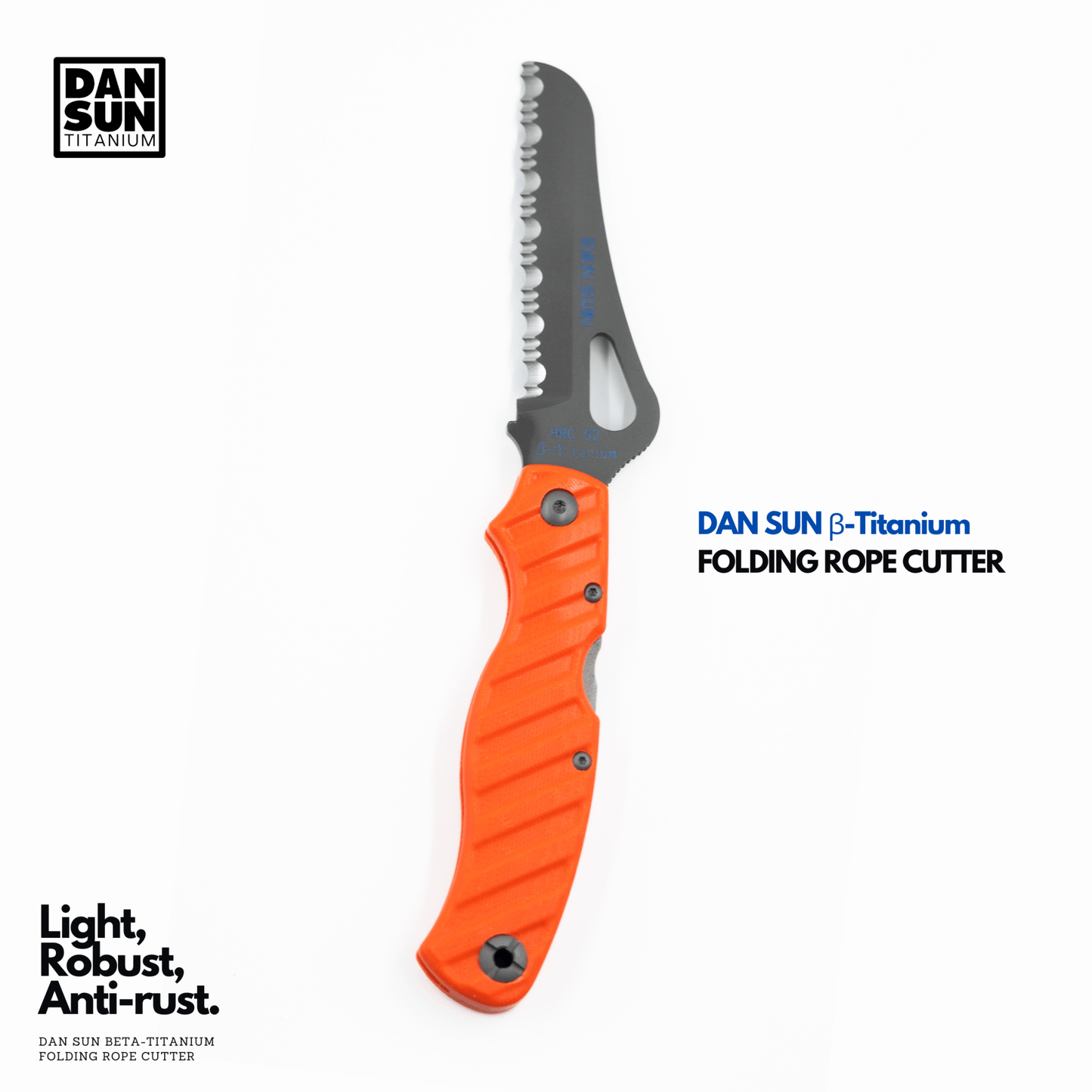 Dan Sun Titanium Beta Titanium Rope Cutter - Deep Dive Supplies
