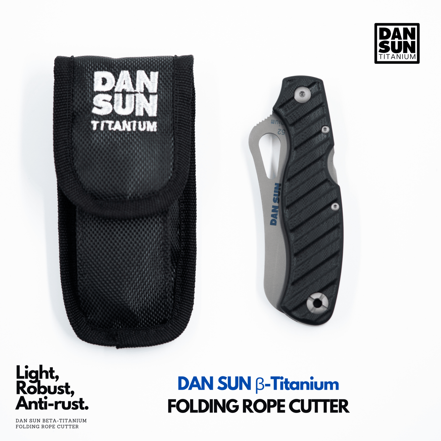 Dan Sun Titanium Beta Titanium Rope Cutter - Deep Dive Supplies
