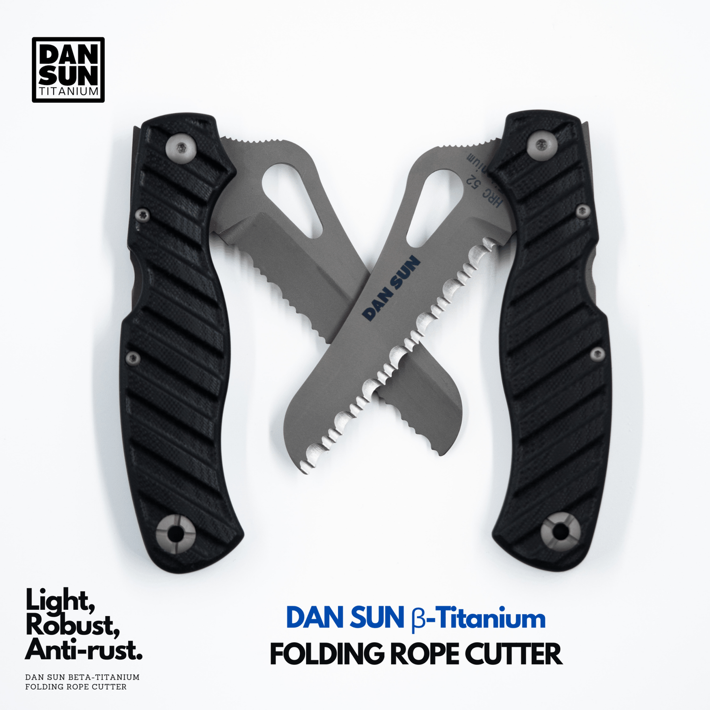 Dan Sun Titanium Beta Titanium Rope Cutter - Deep Dive Supplies