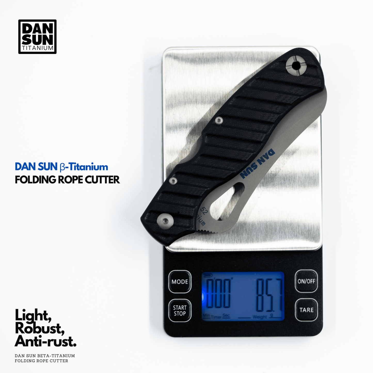 Dan Sun Titanium Beta Titanium Rope Cutter - Deep Dive Supplies