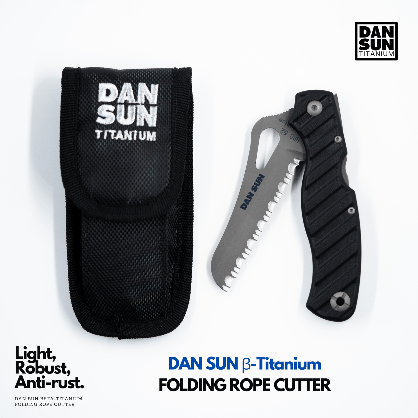 Dan Sun Titanium Beta Titanium Rope Cutter - Deep Dive Supplies