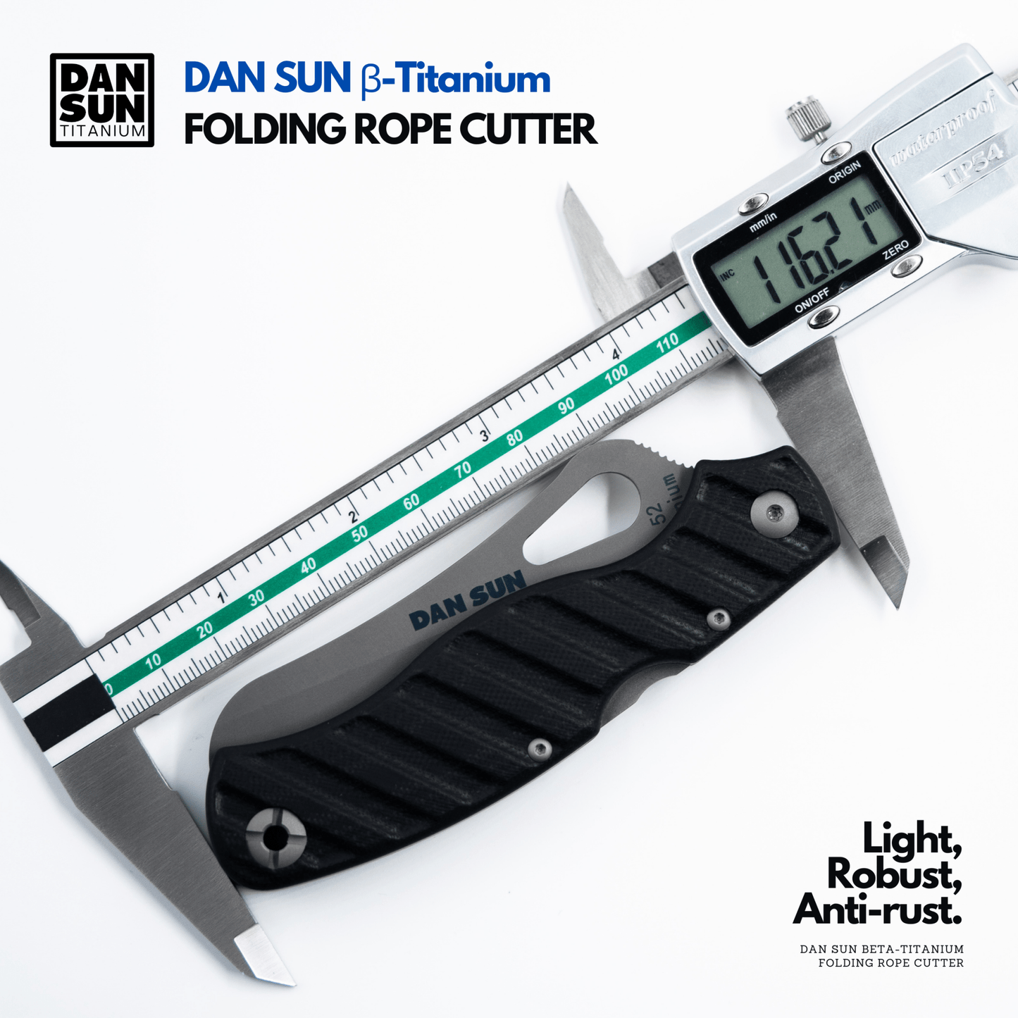 Dan Sun Titanium Beta Titanium Rope Cutter - Deep Dive Supplies