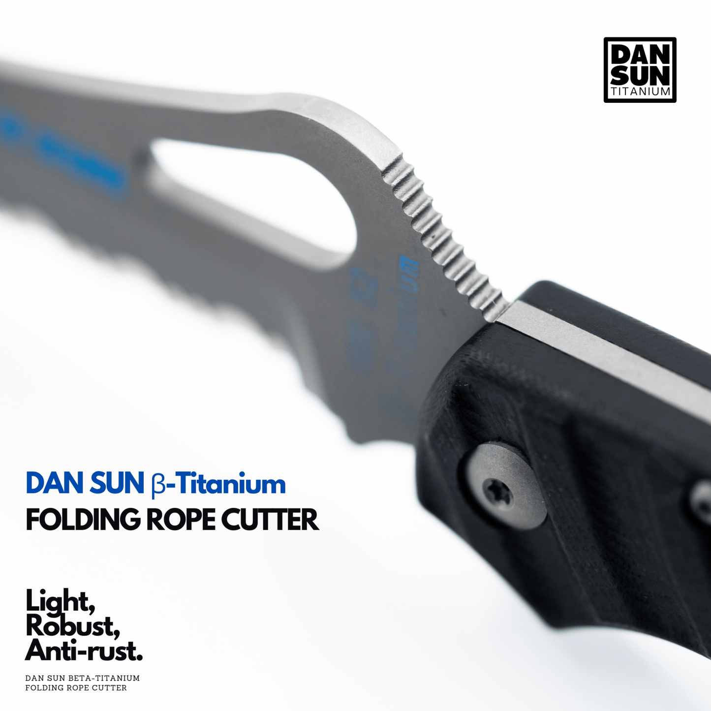 Dan Sun Titanium Beta Titanium Rope Cutter - Deep Dive Supplies
