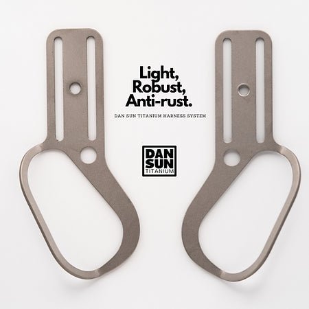 Dan Sun Titanium Curved Waist Back D - Rings - Deep Dive Supplies