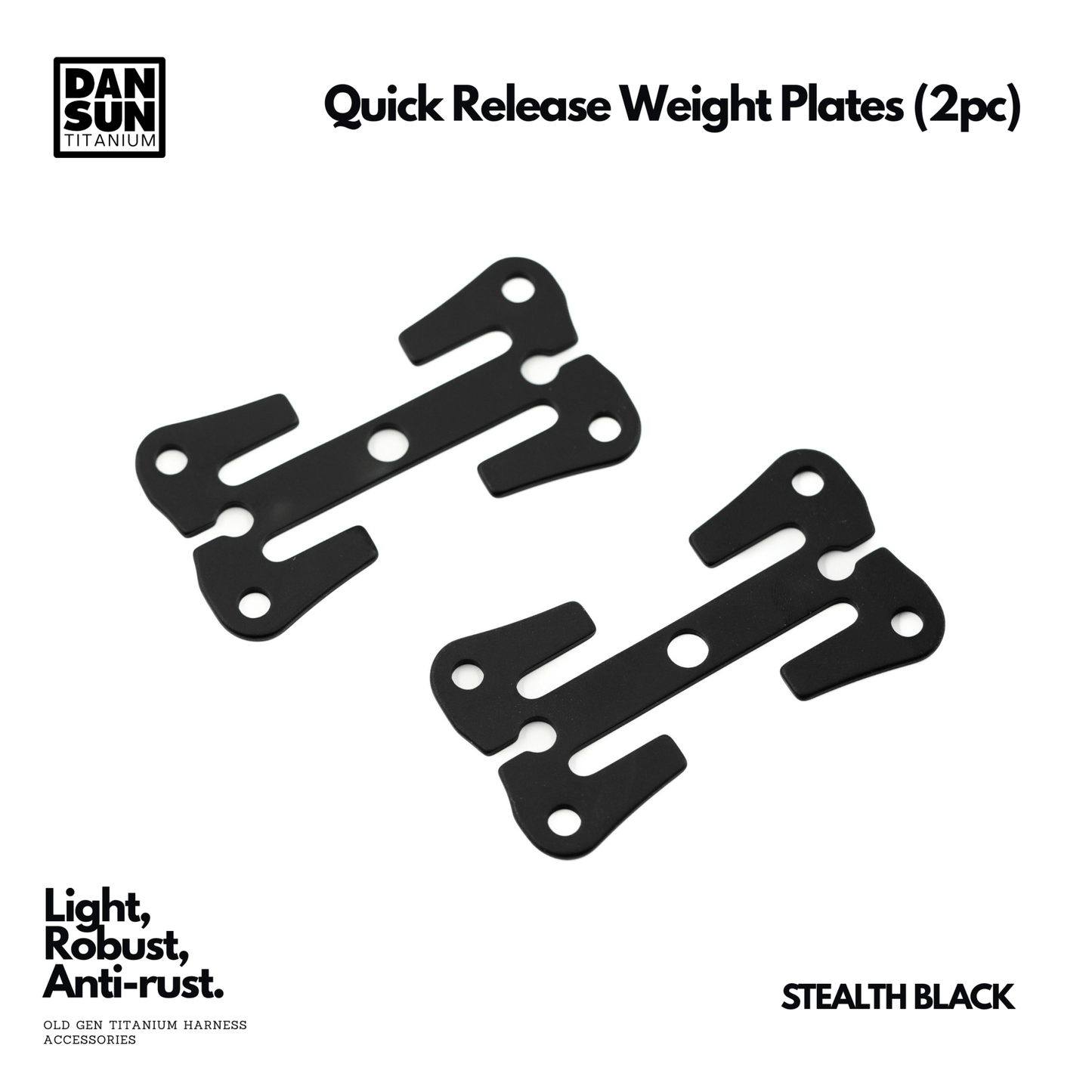 Dan Sun Titanium Quick Release Weight Plates - Deep Dive Supplies