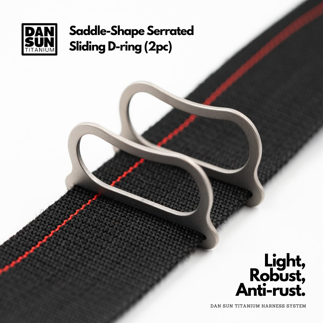 Dan Sun Titanium Sliding D - Rings - Deep Dive Supplies