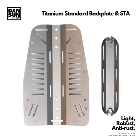 Dan Sun Titanium Standard Backplate - Deep Dive Supplies