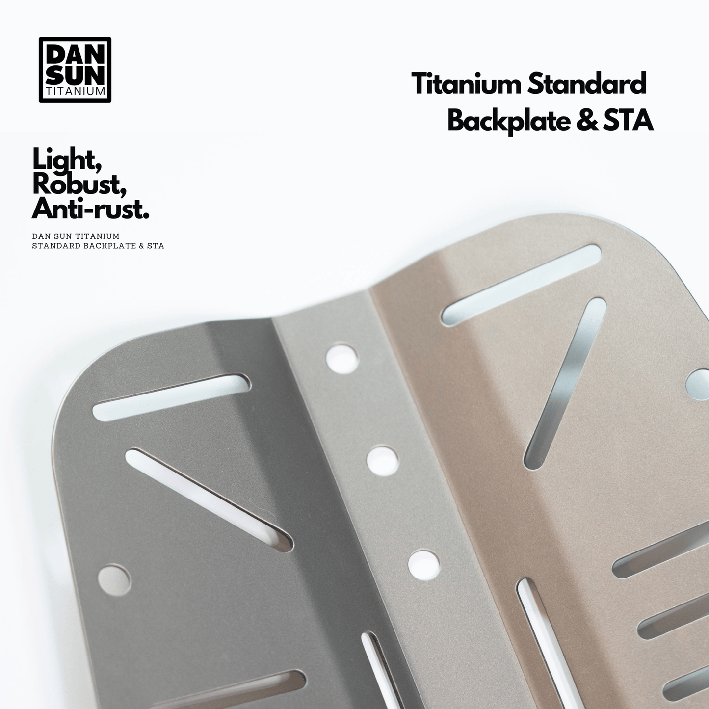 Dan Sun Titanium Standard Backplate - Deep Dive Supplies