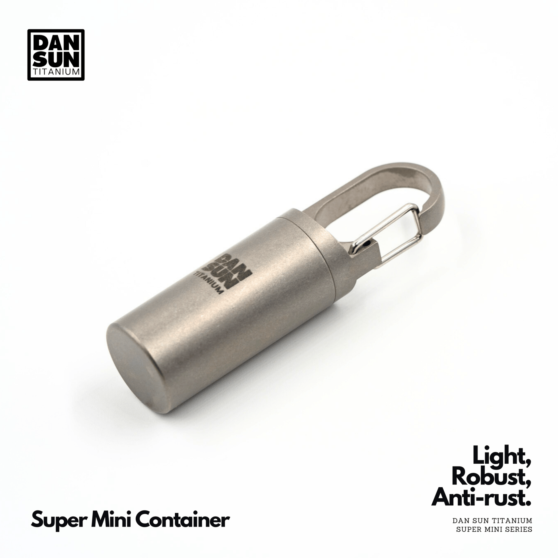 Dan Sun Titanium Super Mini Container - Deep Dive Supplies
