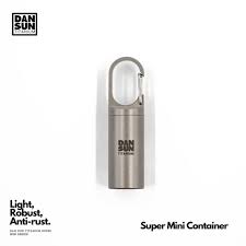 Dan Sun Titanium Super Mini Container - Deep Dive Supplies