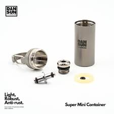 Dan Sun Titanium Super Mini Container - Deep Dive Supplies