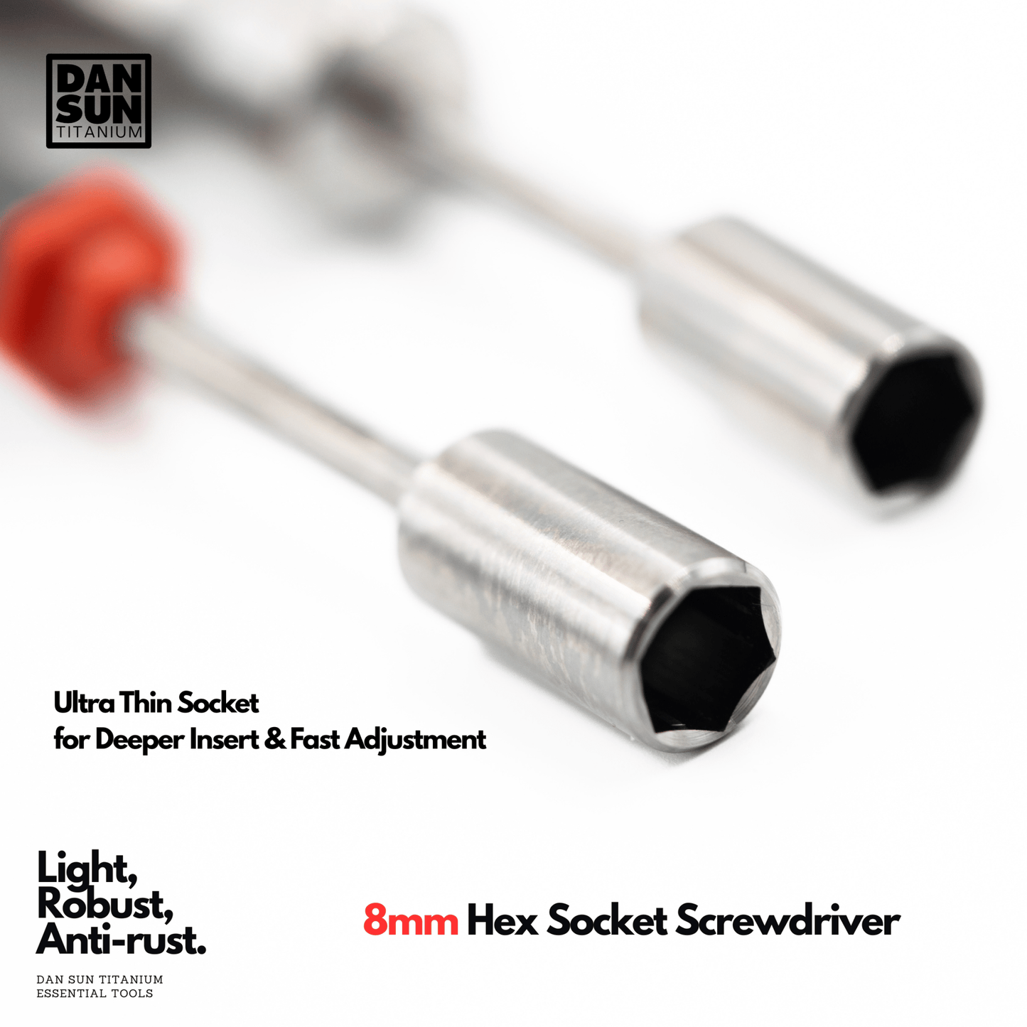 Dan Sun Titanuim 8mm Hex Socket Screw Driver - Deep Dive Supplies