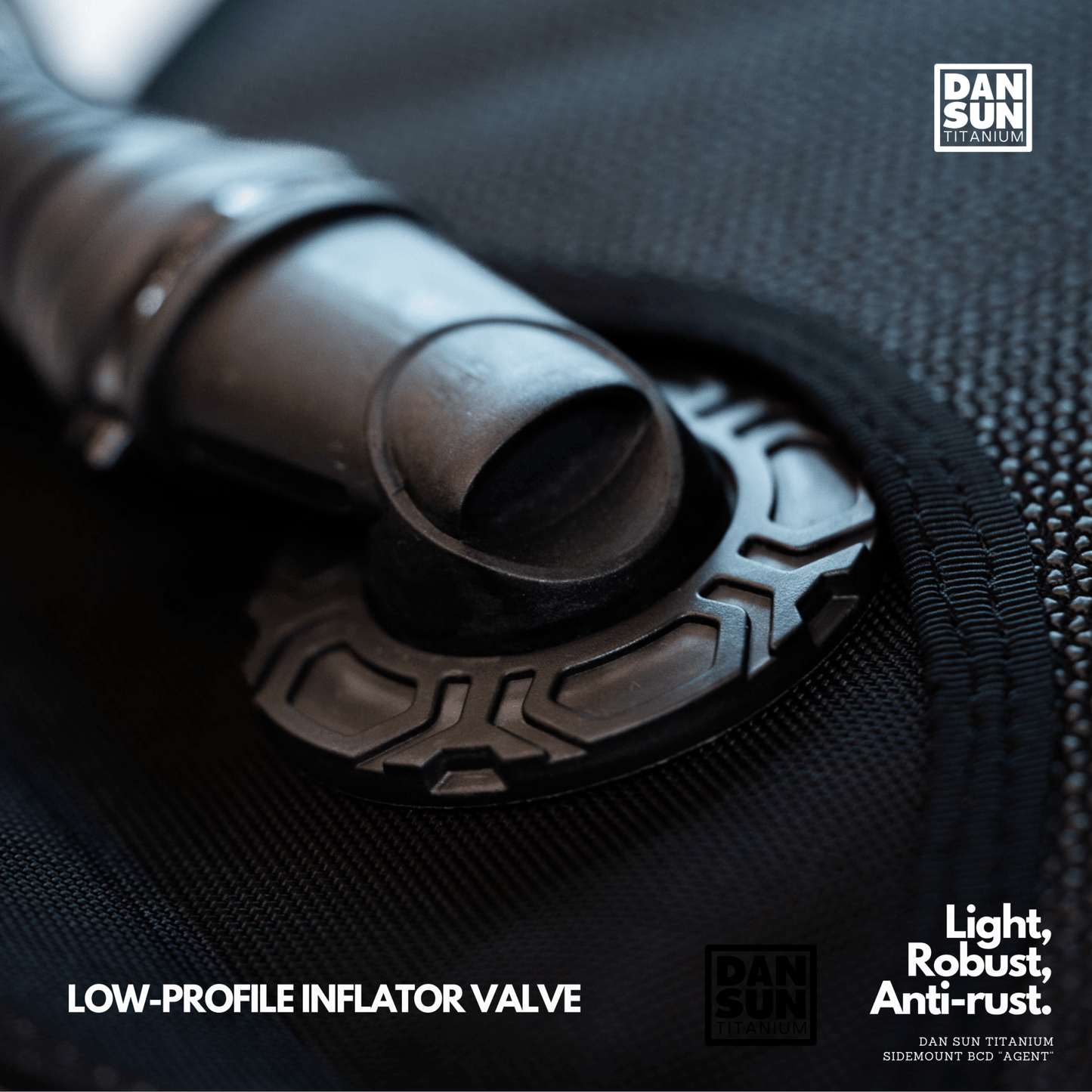 Dan Sun Titanuim "AGENT" Sidemount BCD - Deep Dive Supplies