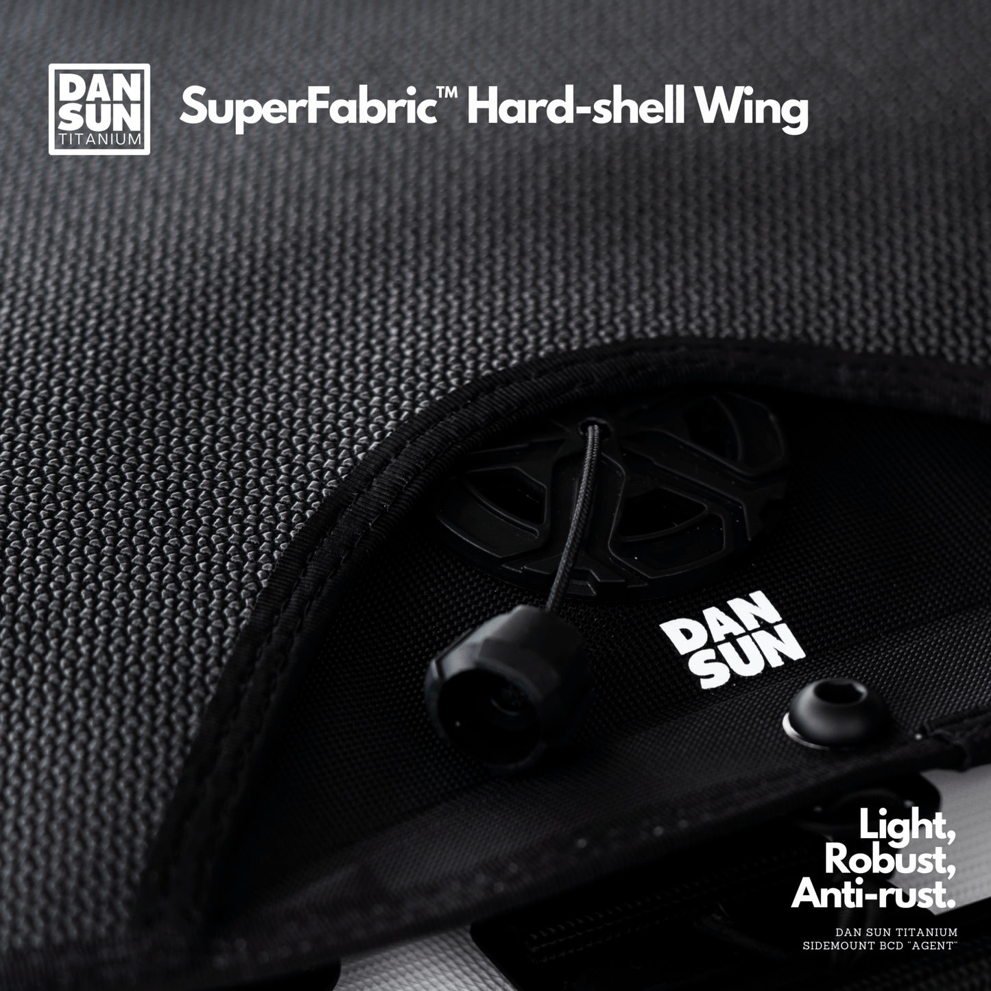 Dan Sun Titanuim "AGENT" Sidemount BCD - Deep Dive Supplies