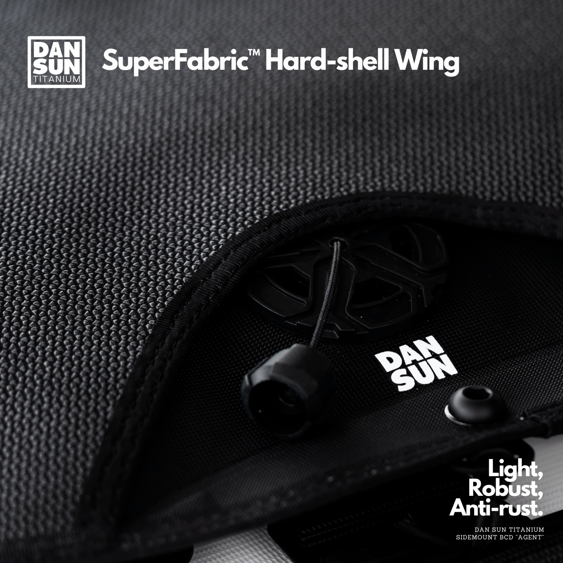 Dan Sun Titanuim "AGENT" Sidemount BCD - Deep Dive Supplies