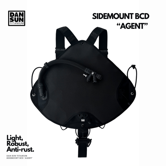Dan Sun Titanuim "AGENT" Sidemount BCD - Deep Dive Supplies