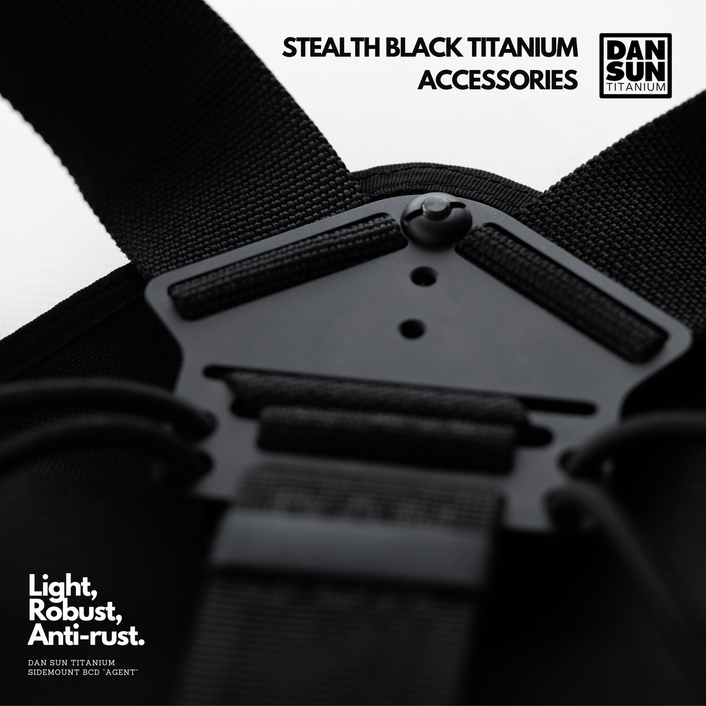 Dan Sun Titanuim "AGENT" Sidemount BCD - Deep Dive Supplies