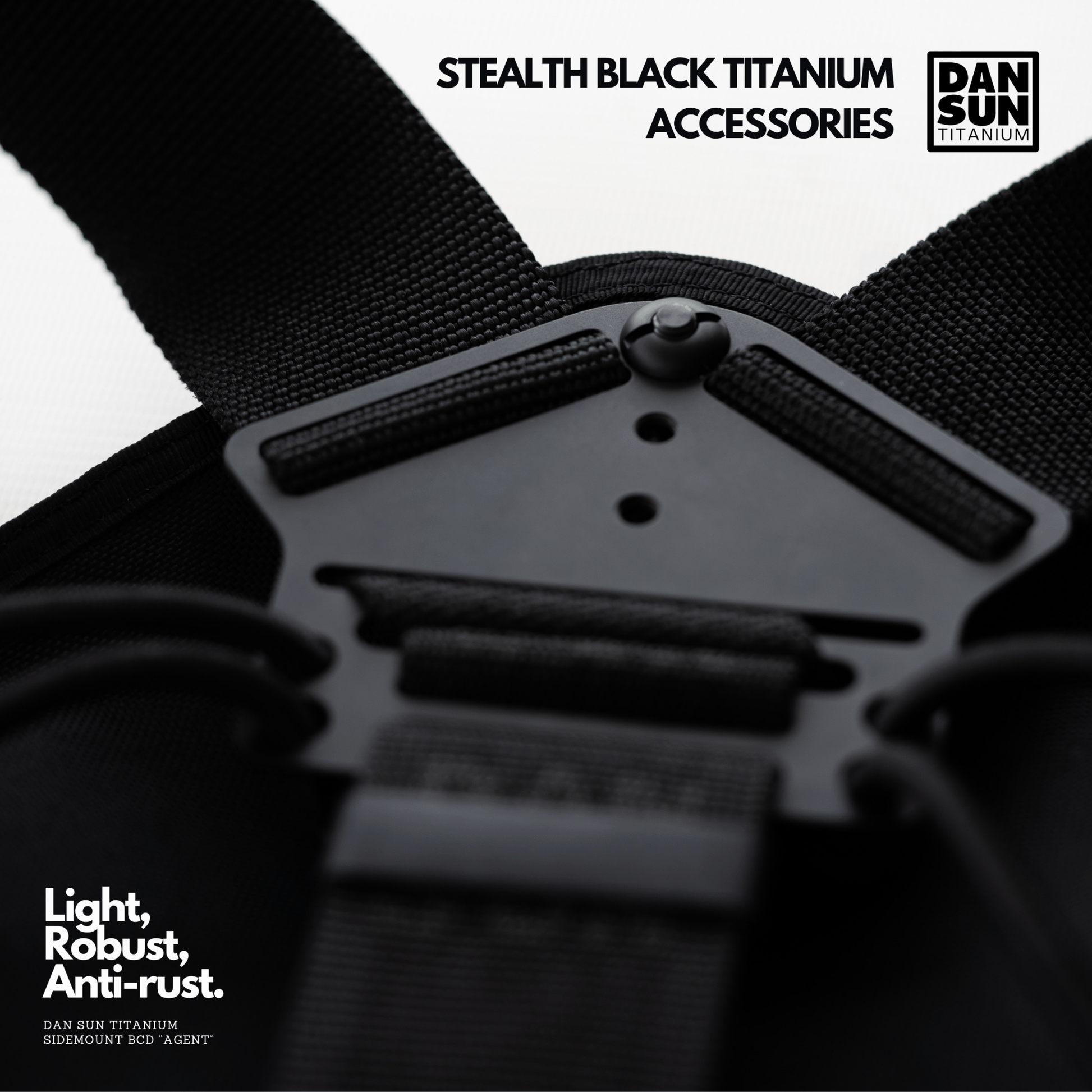 Dan Sun Titanuim "AGENT" Sidemount BCD - Deep Dive Supplies