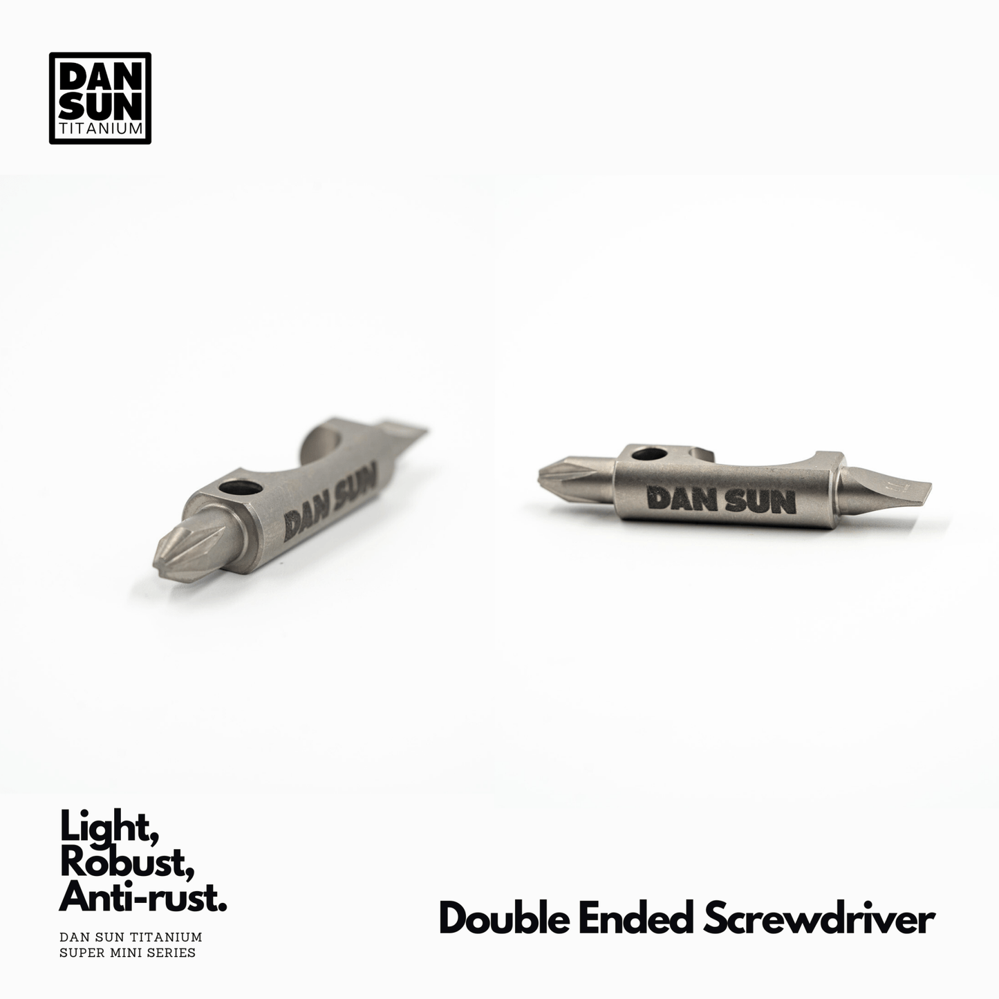 Dan Sun Titanuim Super Mini Double Ended Screwdriver - Deep Dive Supplies