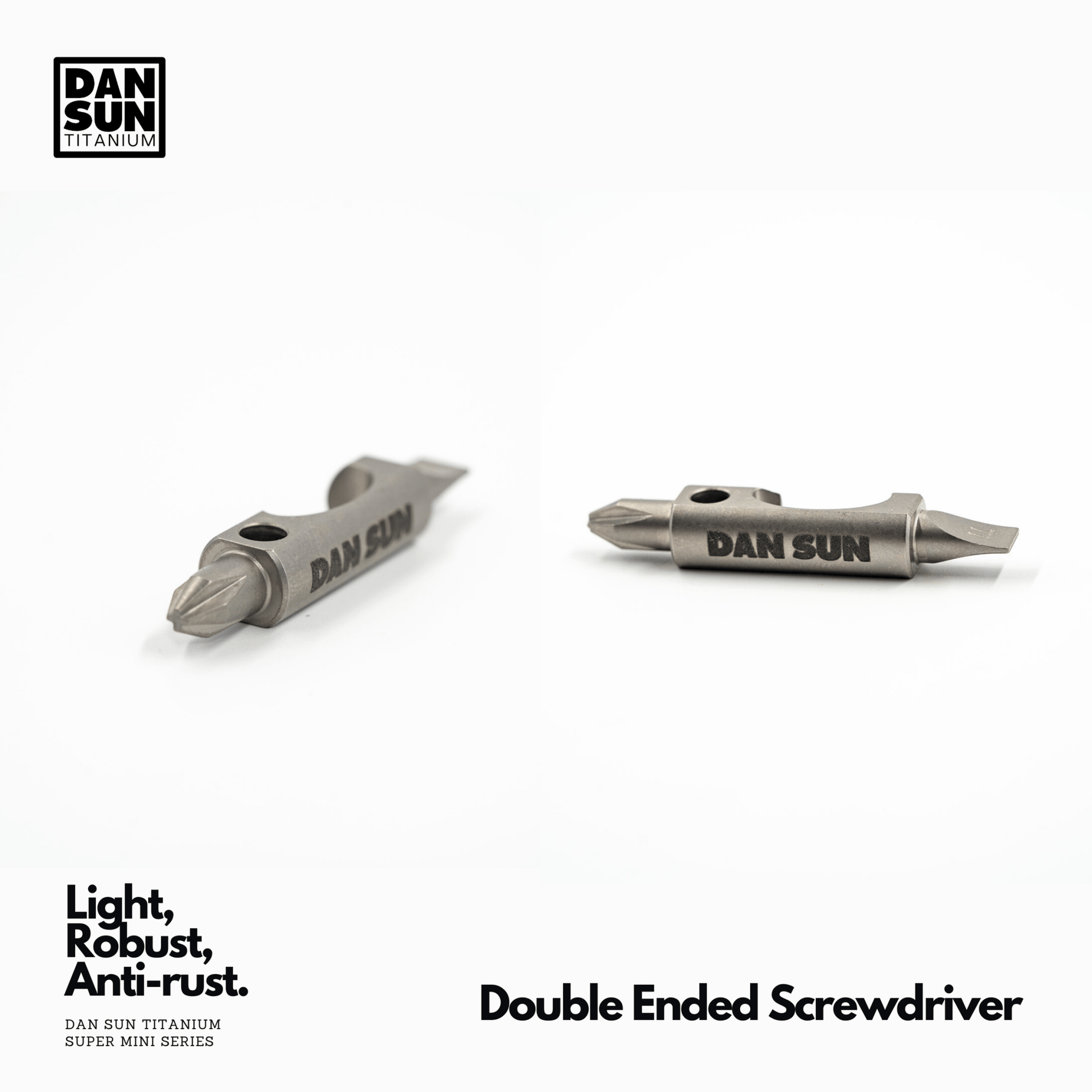 Dan Sun Titanuim Super Mini Double Ended Screwdriver - Deep Dive Supplies