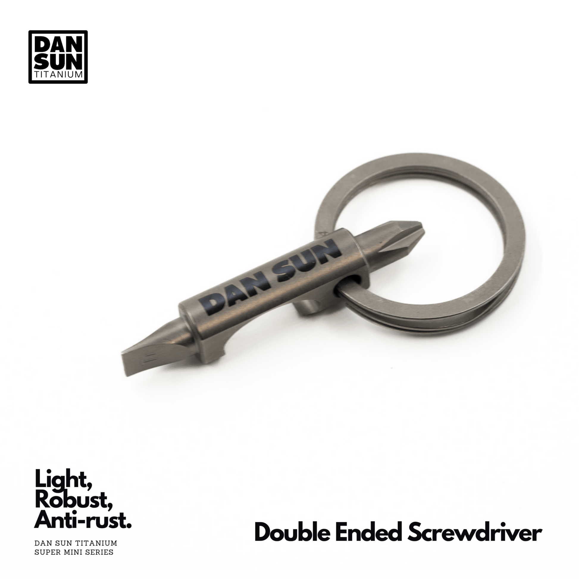 Dan Sun Titanuim Super Mini Double Ended Screwdriver - Deep Dive Supplies