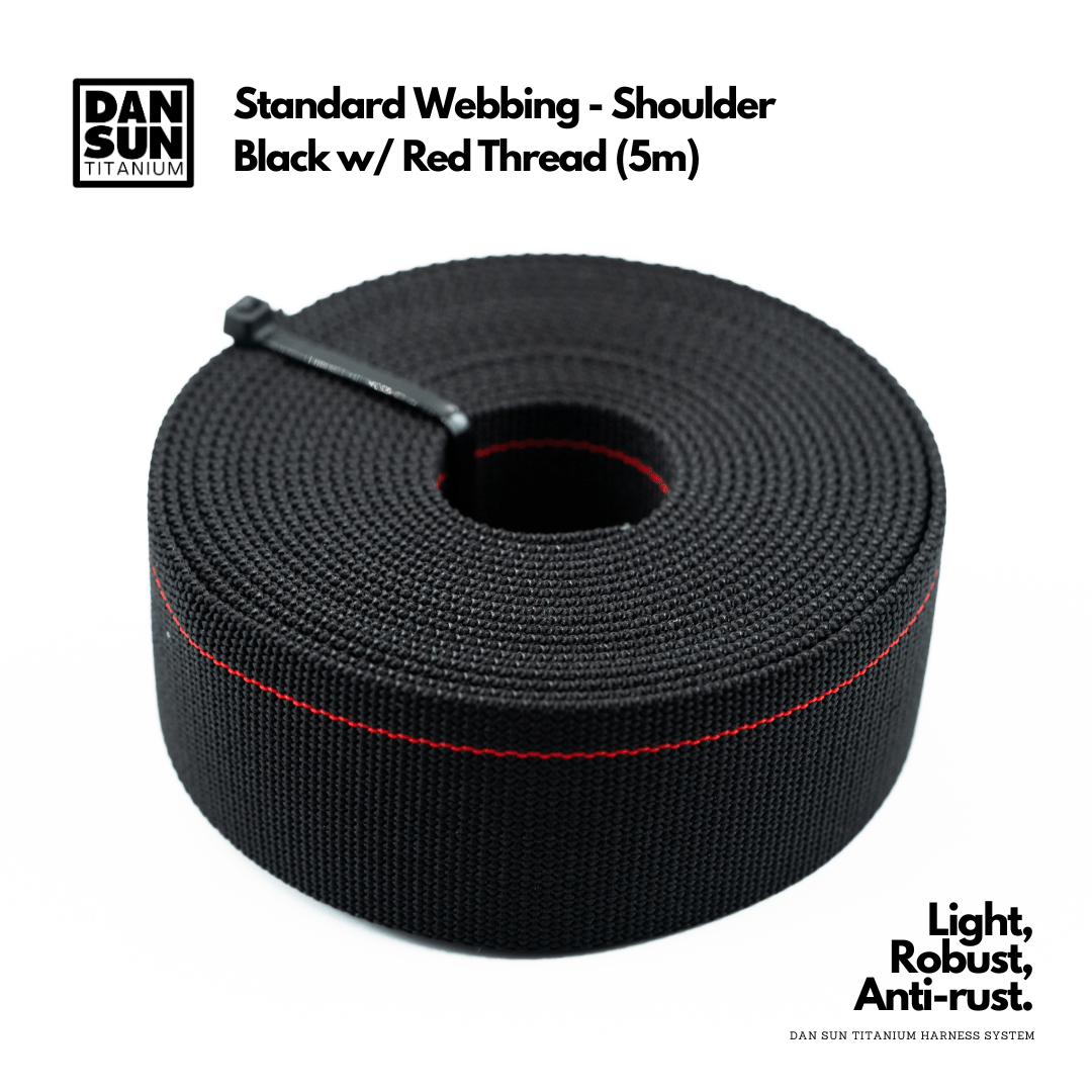 Standard 2 - Inch Webbing for Shoulder Strap and Crotch Strap - Deep Dive Supplies