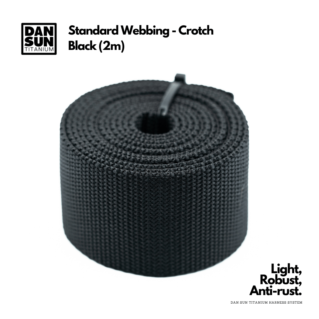 Standard 2 - Inch Webbing for Shoulder Strap and Crotch Strap - Deep Dive Supplies