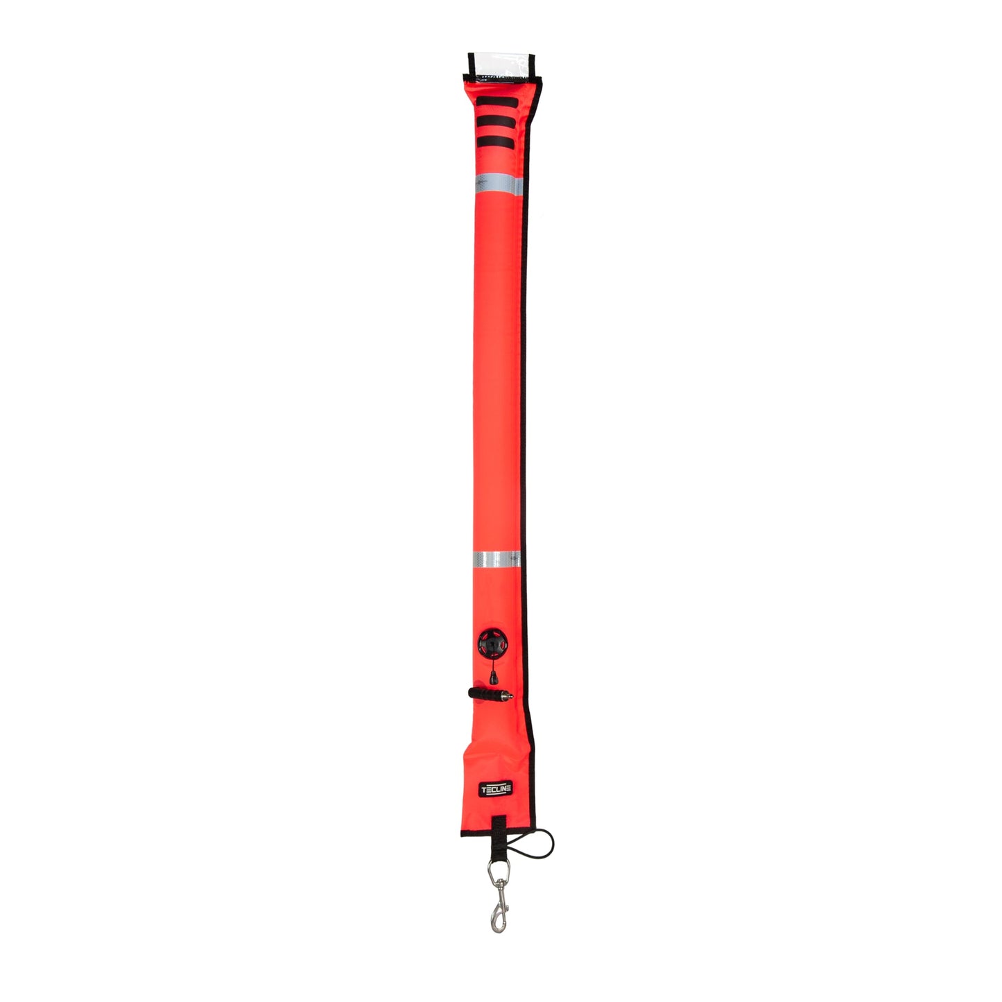 Tecline 11cm by 117cm Closed Surface Marker Buoy (SMB) - Deep Dive Supplies