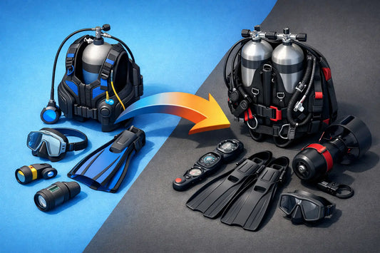 Recreational to Technical Gear Transition