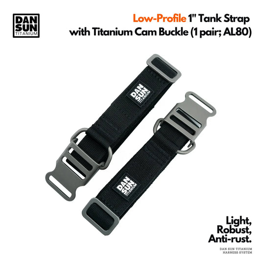 Dan Sun Titanium Low Profile  1" Tank Straps