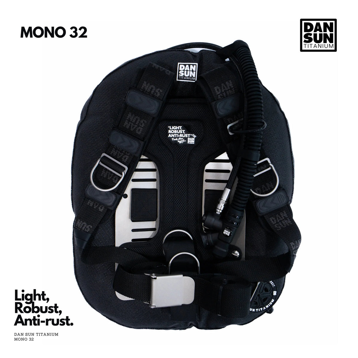 Dan Sun Titanium Mono 32 Single Tank Back Mount BCD