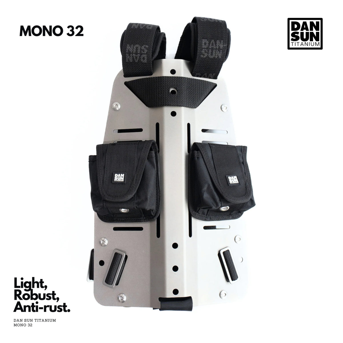 Dan Sun Titanium Mono 32 Single Tank Back Mount BCD
