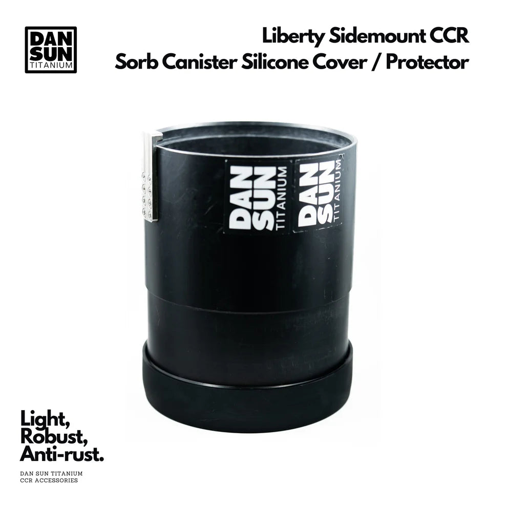 Dan Sun Titanium Liberty Sidemount CCR Sorb Canister Silicone Protector