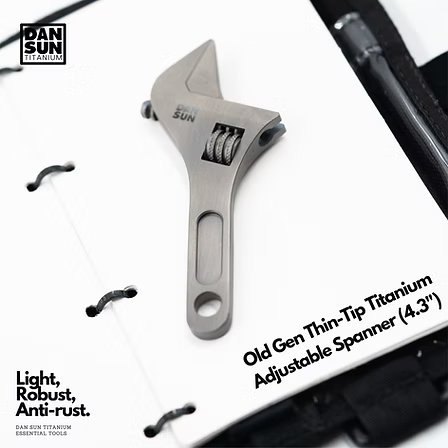 Dan Sun Titanium Old Gen 4.3 inch and 6 Inch Spanner