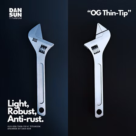 Dan Sun Titanium Old Gen 4.3 inch and 6 Inch Spanner