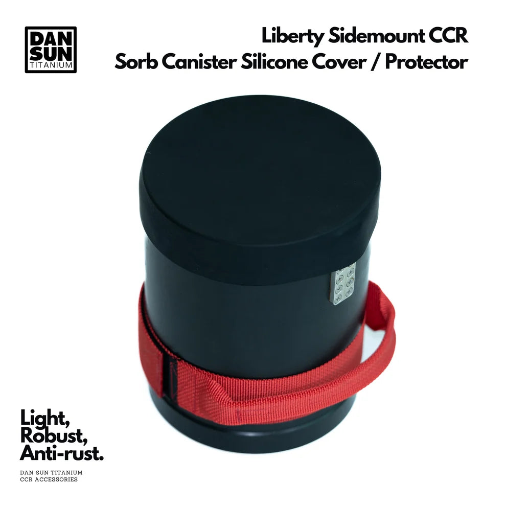 Dan Sun Titanium Liberty Sidemount CCR Sorb Canister Silicone Protector