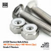 Dan Sun Titanium JJ CCR Titanium Screw Set (Bolts & Nuts)