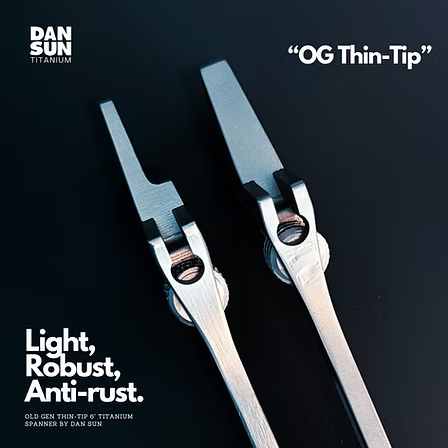 Dan Sun Titanium Old Gen 4.3 inch and 6 Inch Spanner