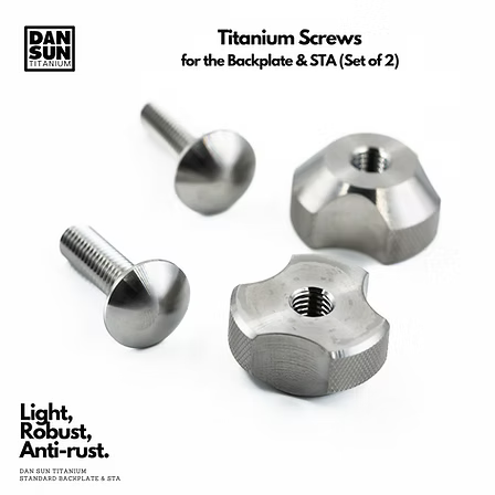 Dan Sun Titanium Screws For BCD Backplates (Set Of 2 )