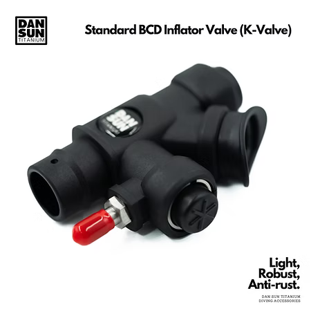 Dan Sun Titanium Standard BCD Inflator Valve (K-Valve)