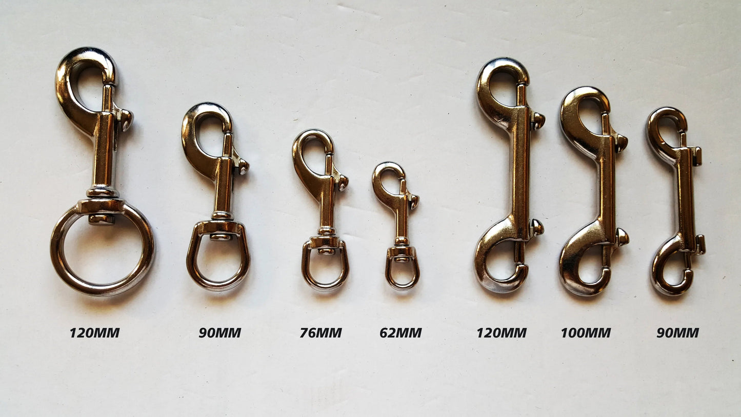 Stainless Steel Boltsnaps (Various Sizes)