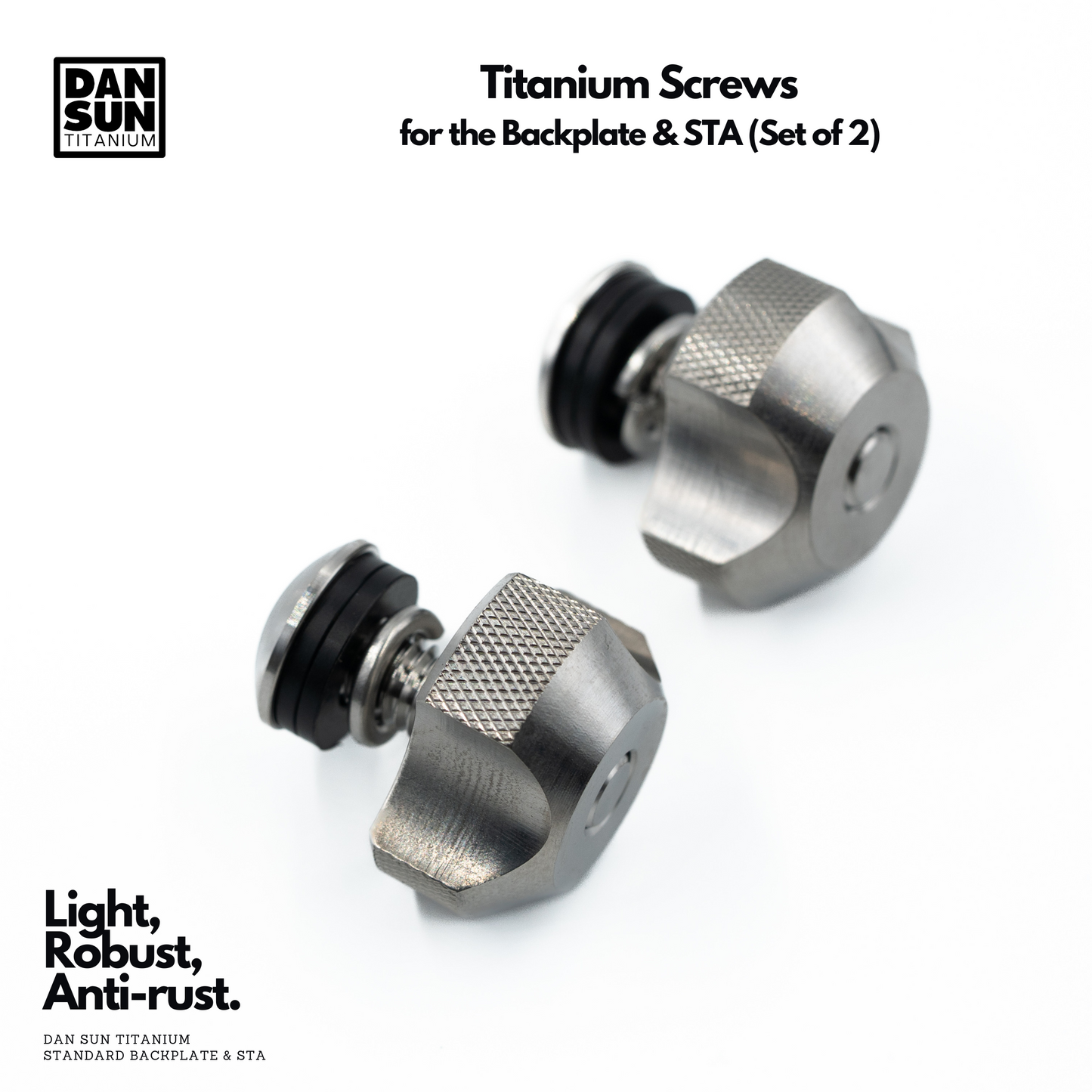Dan Sun Titanium Standard Ti Screws (Set of 2 )