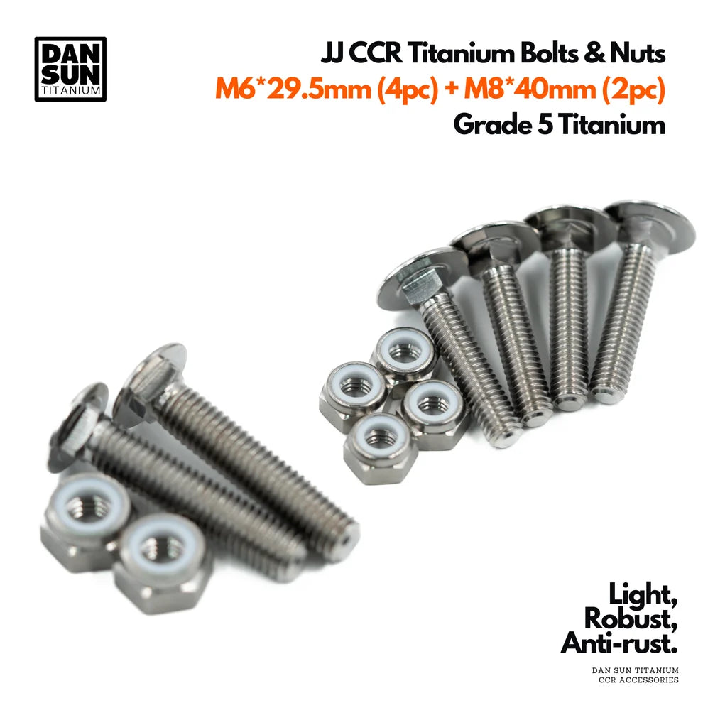 Dan Sun Titanium JJ CCR Titanium Screw Set (Bolts & Nuts)