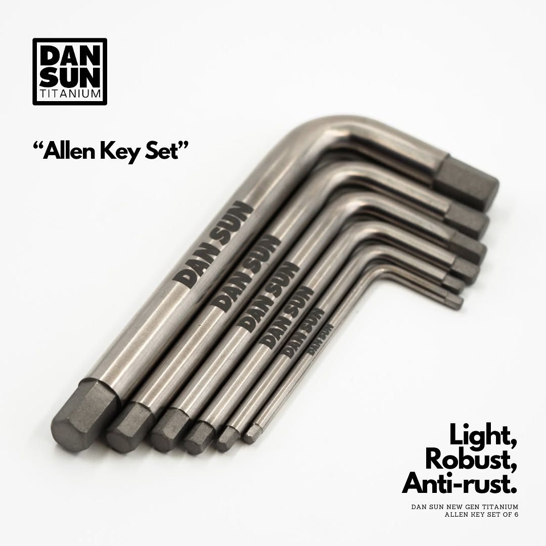 DAN SUN Titanium Allen Key Set – Deep Dive Supplies